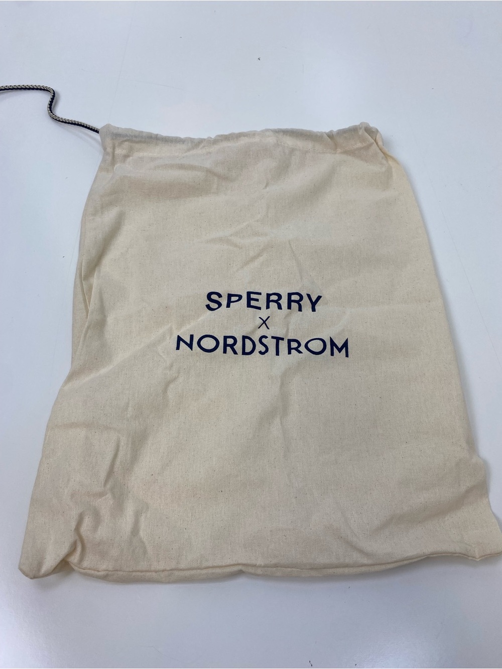 Sperry x Nordstrom Leather Boat Shoes in Cream with Tan Insole - Picture 7 of 7